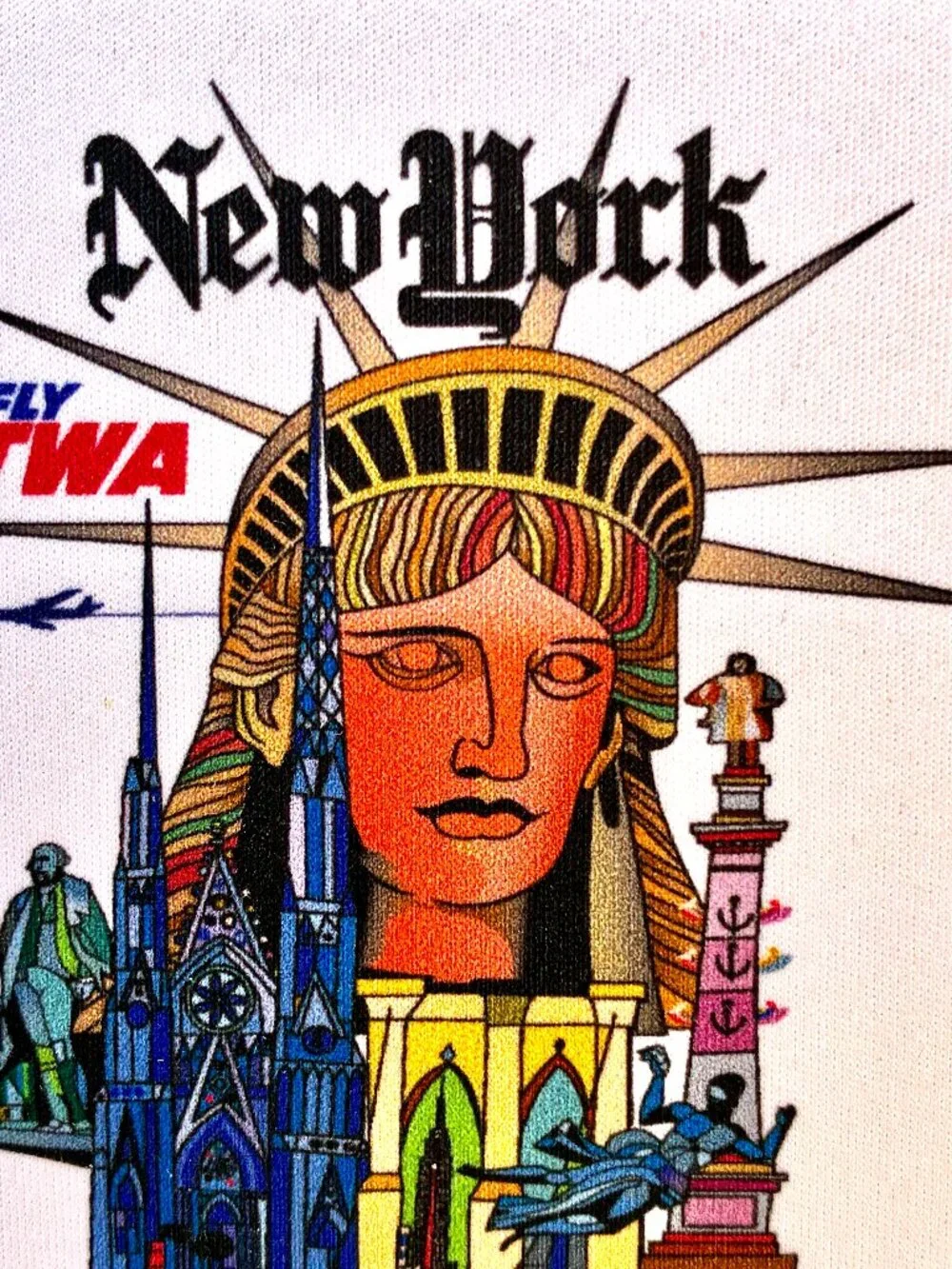 TWA New York Fly TWA Jets Beverage Drink Coaster